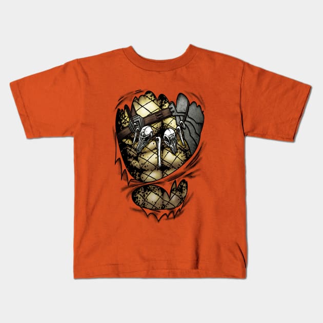 Hunter Costume Kids T-Shirt by Fuacka